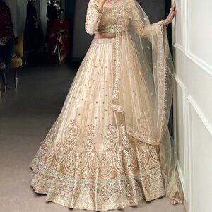 PASTEL & EMBROIDERY LEHENGA CHOLI
